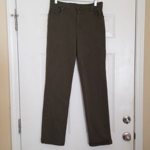 Gloria Vanderbilt Olive Jeans